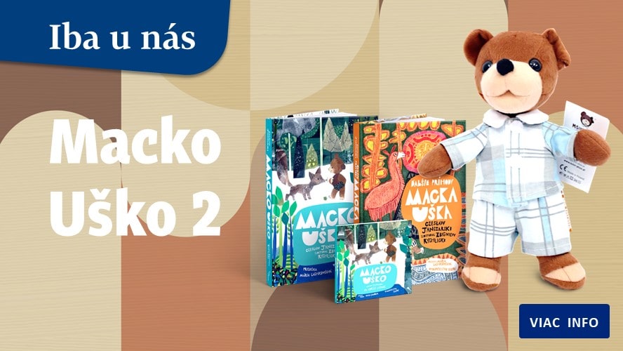 Pútač na plyšiakov a knihy Macko Uško
